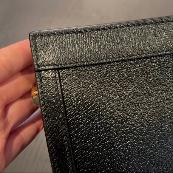 Gucci Ophidia Small Web Shoulder Bag Black Leather - Picture 13 of 17